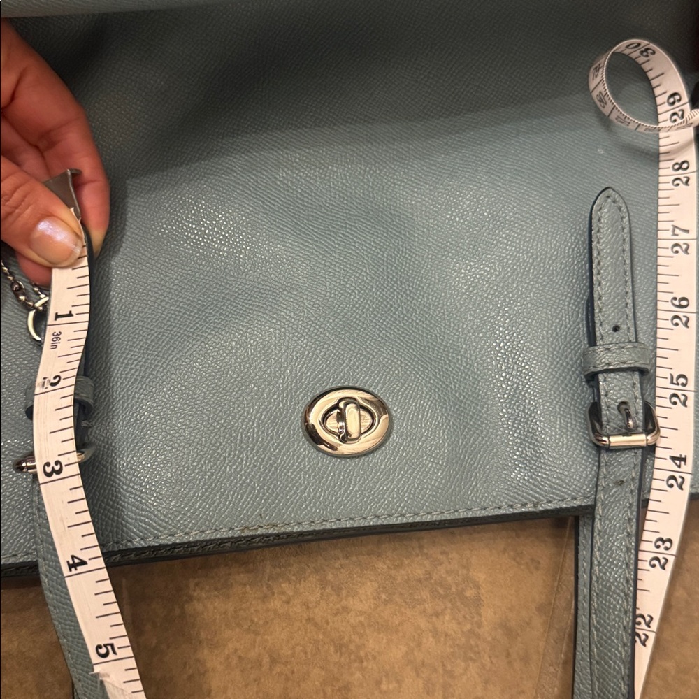 Coach Light Blue Tote Bag - Picture 14 of 14
